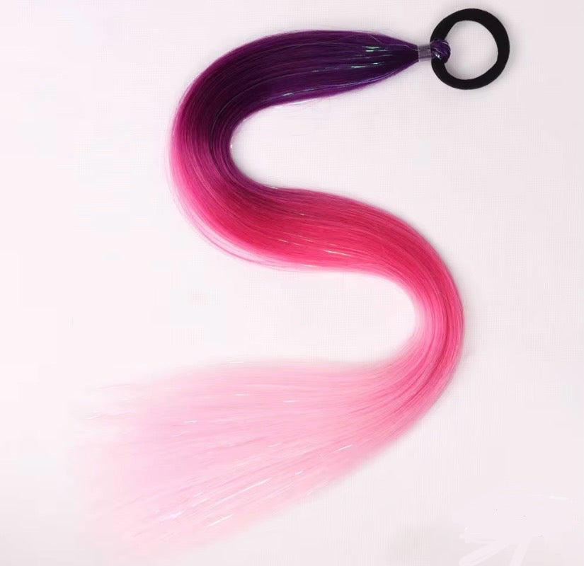 Extension colorée avec élastique