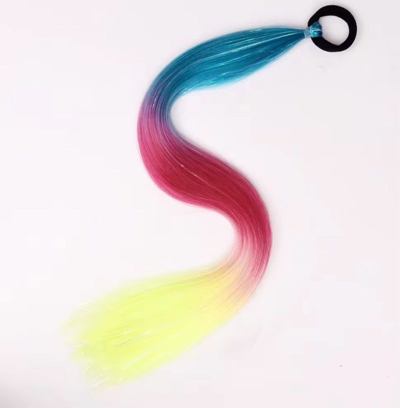 Extension colorée avec élastique