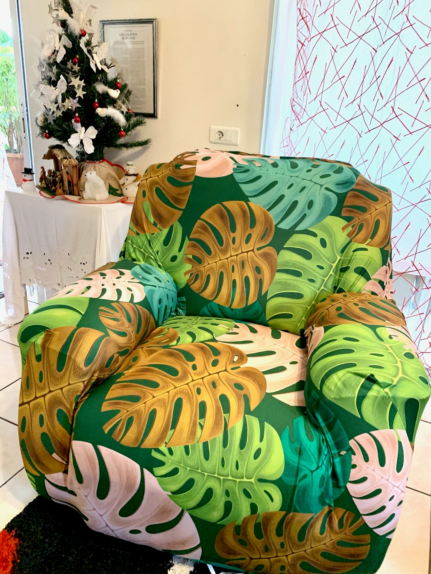Housse de fauteuil canapé imprimé Collection 2025