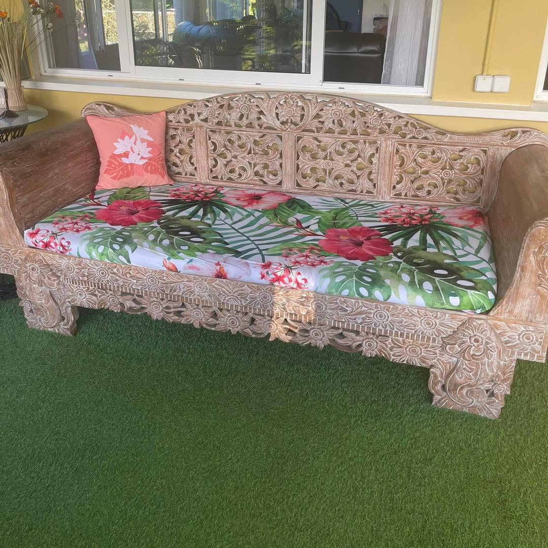 Amovibles pour fauteuil en teck grand format