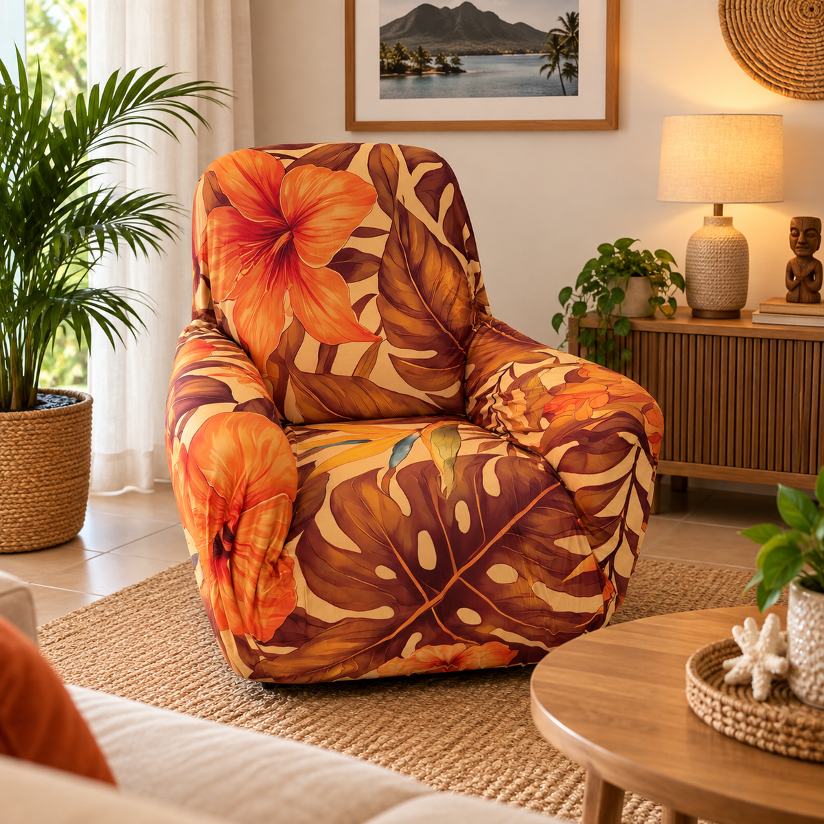 Housse de fauteuil canapé imprimé Collection 2026