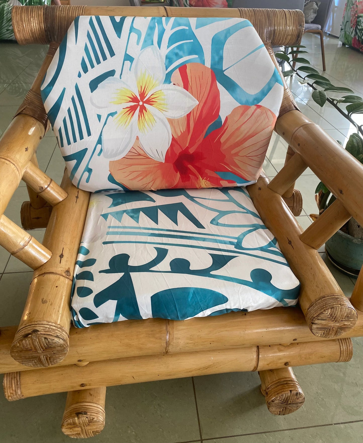 Amovibles pour fauteuil en teck grand format