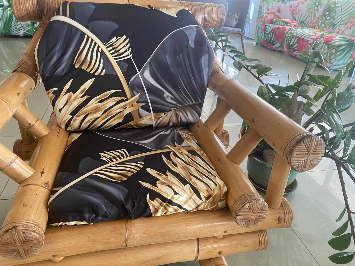 Amovibles pour fauteuil en teck grand format